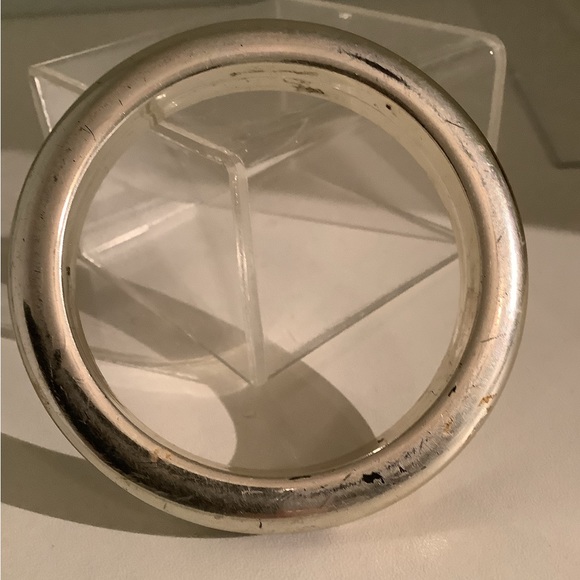 New vintage black lucite bangle Made in Austria - Picture 6 of 7